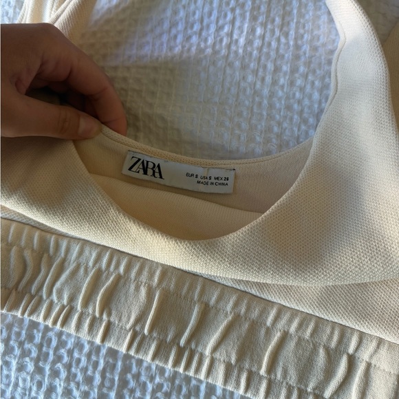 Zara Beige Mini Top - Picture 4 of 6
